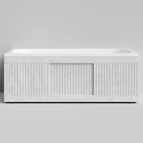 Экран под ванну Vod-ok Тач 150 раздвижной Белый камен от магазина Vanna-Vanna.ru!