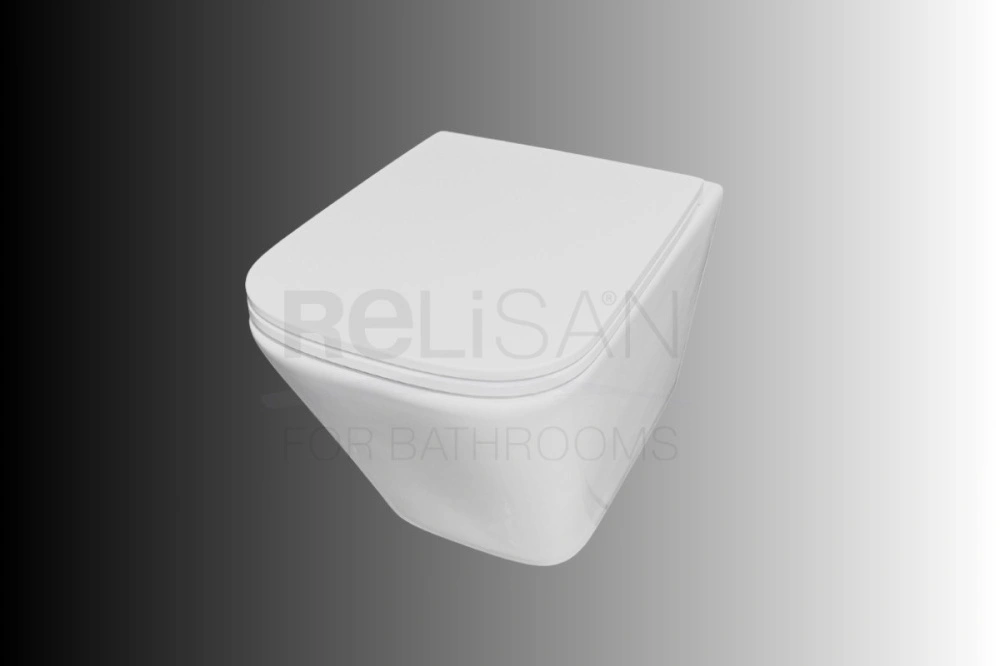 Унитаз подвесной Relisan WM 709 подвесной, белый от магазина Vanna-Vanna.ru!