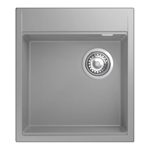 Кухонная мойка Rivelato TESORO TR-455-R, серый металлик