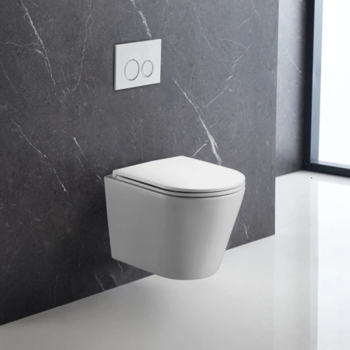 Унитаз подвесной безободковый Terminus Классик 540х365 белый от магазина Vanna-Vanna.ru!