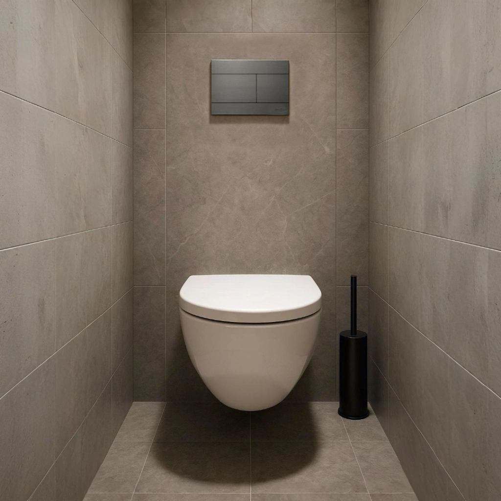 Комплект 2в1 IBERICA BLANCA инсталляция SILENCIO, кнопка смыва INOX-R вороненая сталь (IB001.015.02) от магазина Vanna-Vanna.ru!