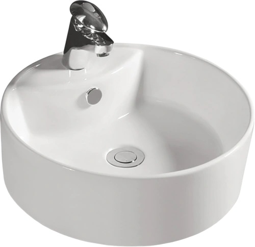 Раковина SantiLine SL-1070 накладная, белая от магазина Vanna-Vanna.ru!