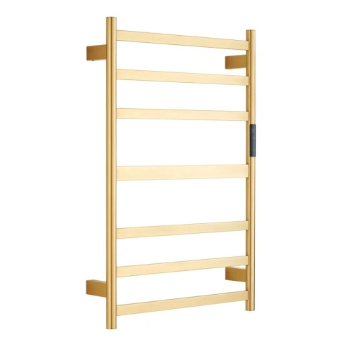 Полотенцесушитель электрический RAGLO R350.06.03 сенсорный с терморегулятором, сатин золотой от магазина Vanna-Vanna.ru!