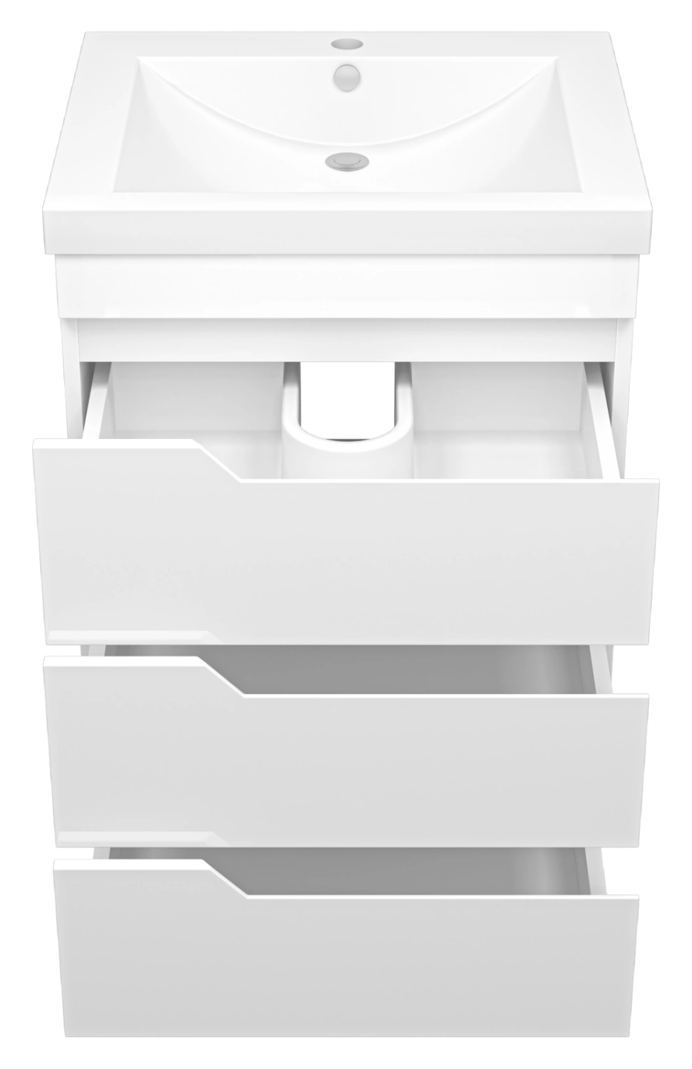 Тумба с раковиной Misty Софт 60 белый от магазина Vanna-Vanna.ru!