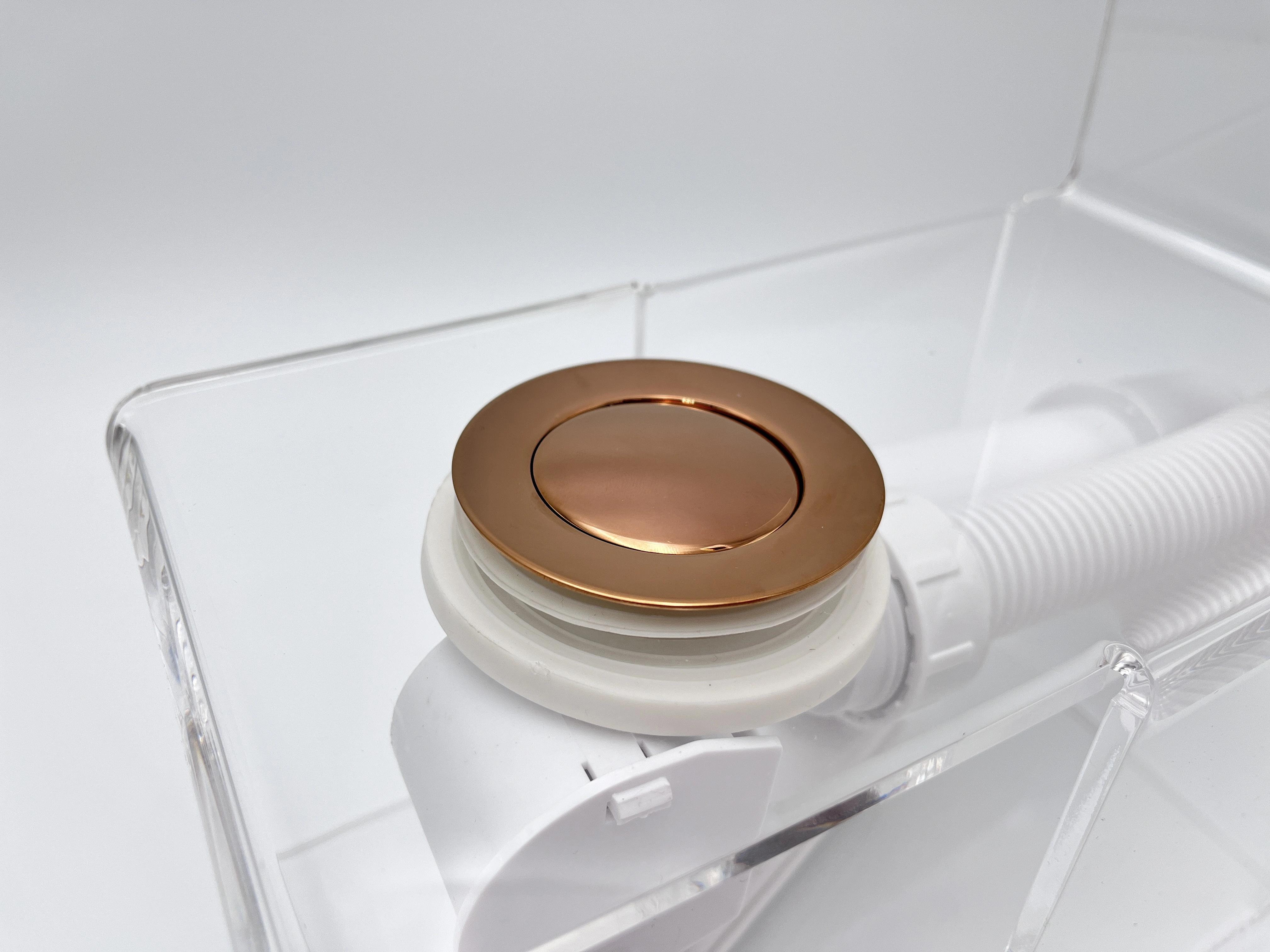 Слив перелив п/автомат Vega V55R 80см золото розовое от магазина Vanna-Vanna.ru!