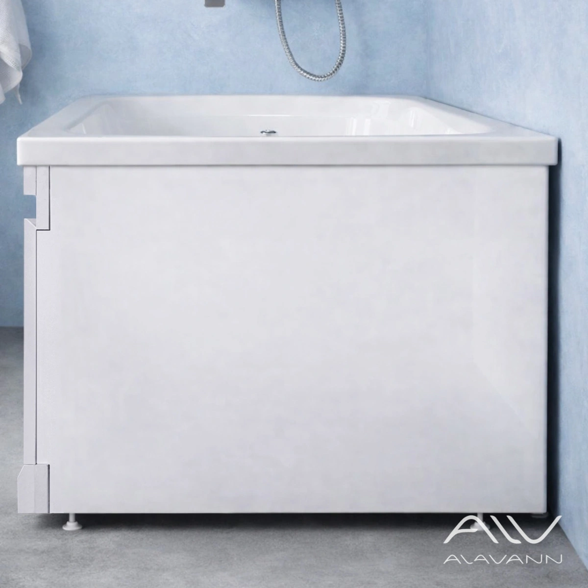 Экран под ванну Alavann Soft 70 белый, торцевой правый от магазина Vanna-Vanna.ru!