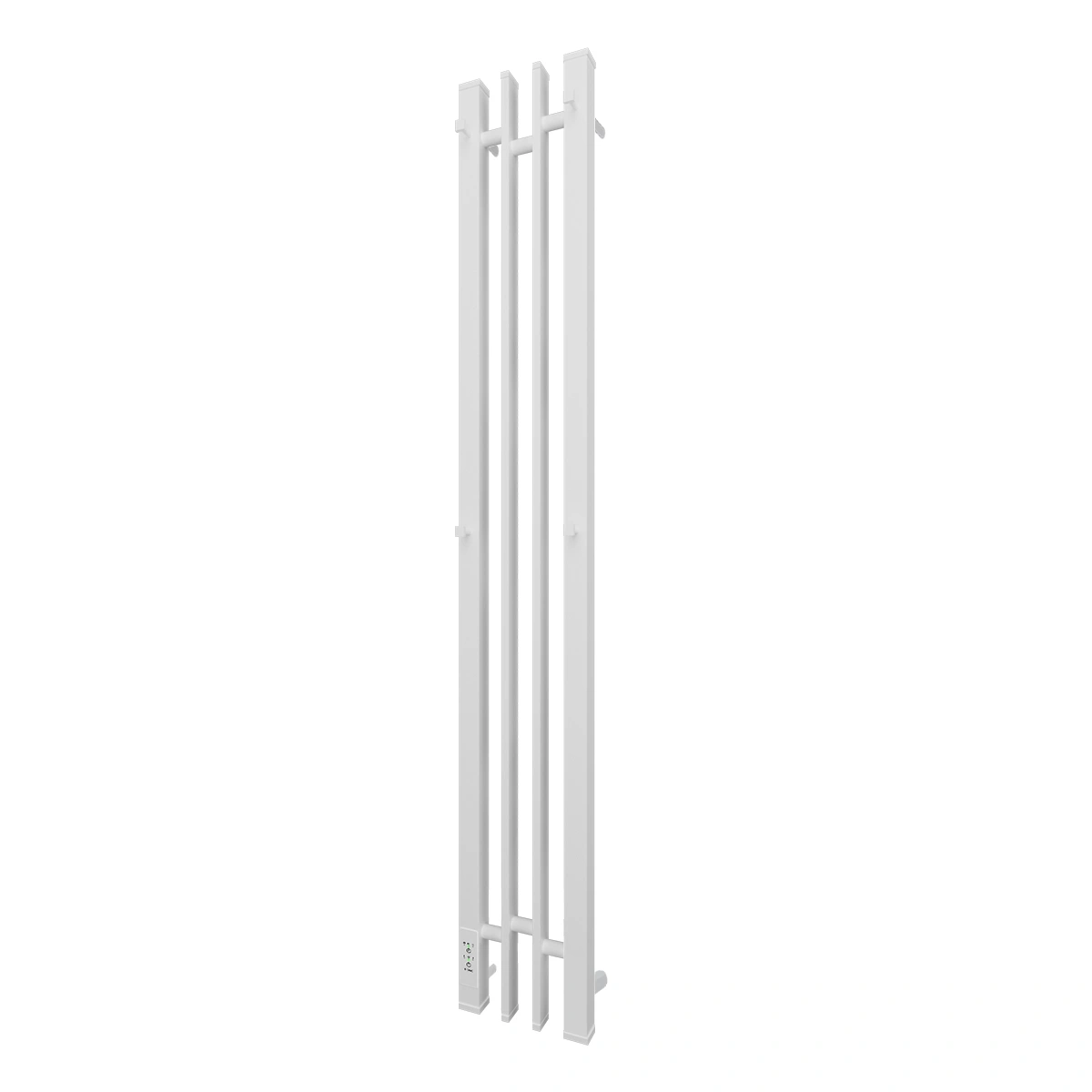 Полотенцесушитель электрический APEXTERMO Delta DL10122WM 1200x140 с крючками, белый матовый от магазина Vanna-Vanna.ru!