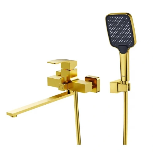 Смеситель для ванны Raglo R01.22.03, золотой сатин от магазина Vanna-Vanna.ru!