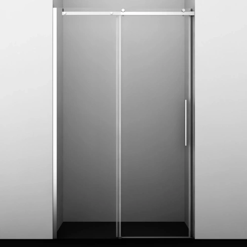 Душевая дверь WasserKraft Dinkel 58R30 130 в нишу, раздвижная, прозрачное стекло, хром от магазина Vanna-Vanna.ru!