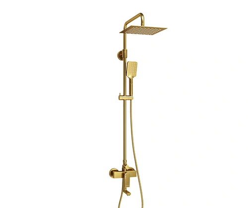 Душевая стойка WasserKraft A155.198.201.BG матовое золото