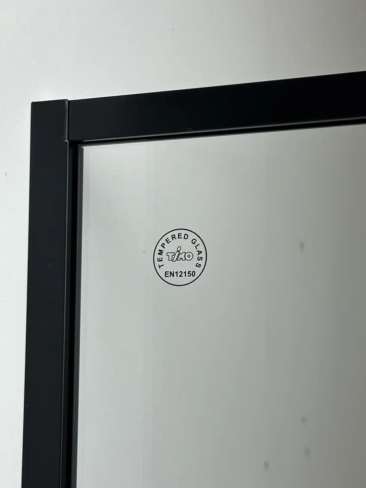 Душевой уголок Timo TDSS-130/03C-8L + TSS-1000/03C-8, 130x100 см, профиль черный, стекло прозрачное