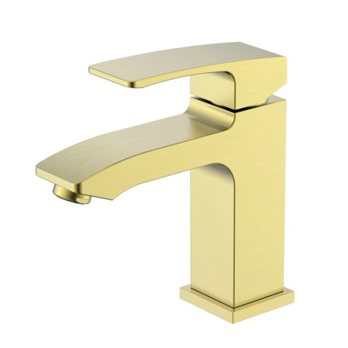 Смеситель для раковины Raglo R01.10.03, золотой сатин от магазина Vanna-Vanna.ru!