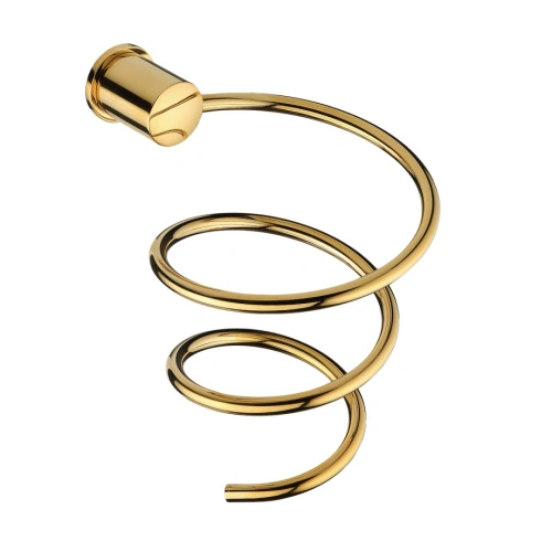 Держатель фена WasserKRAFT K-1080POLISHED GOLD PVD-покрытие глянцевое золото от магазина Vanna-Vanna.ru!