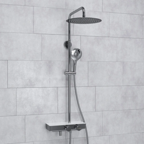 Душевая стойка WasserKraft A113.116.101.CH Thermo хром от магазина Vanna-Vanna.ru!