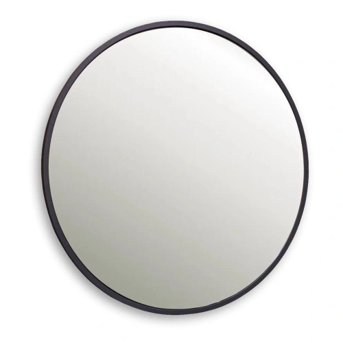 Зеркало Dreja SHINE 80x80 см, метал. рама, графит от магазина Vanna-Vanna.ru!