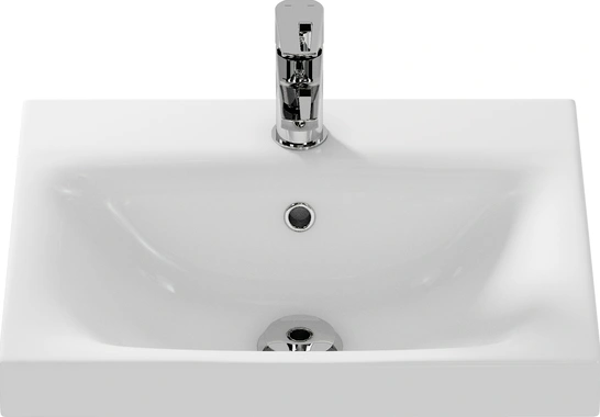 Тумба подвесная SanStar Noche 50 с раковиной Moduo 50 Графит софт от магазина Vanna-Vanna.ru!