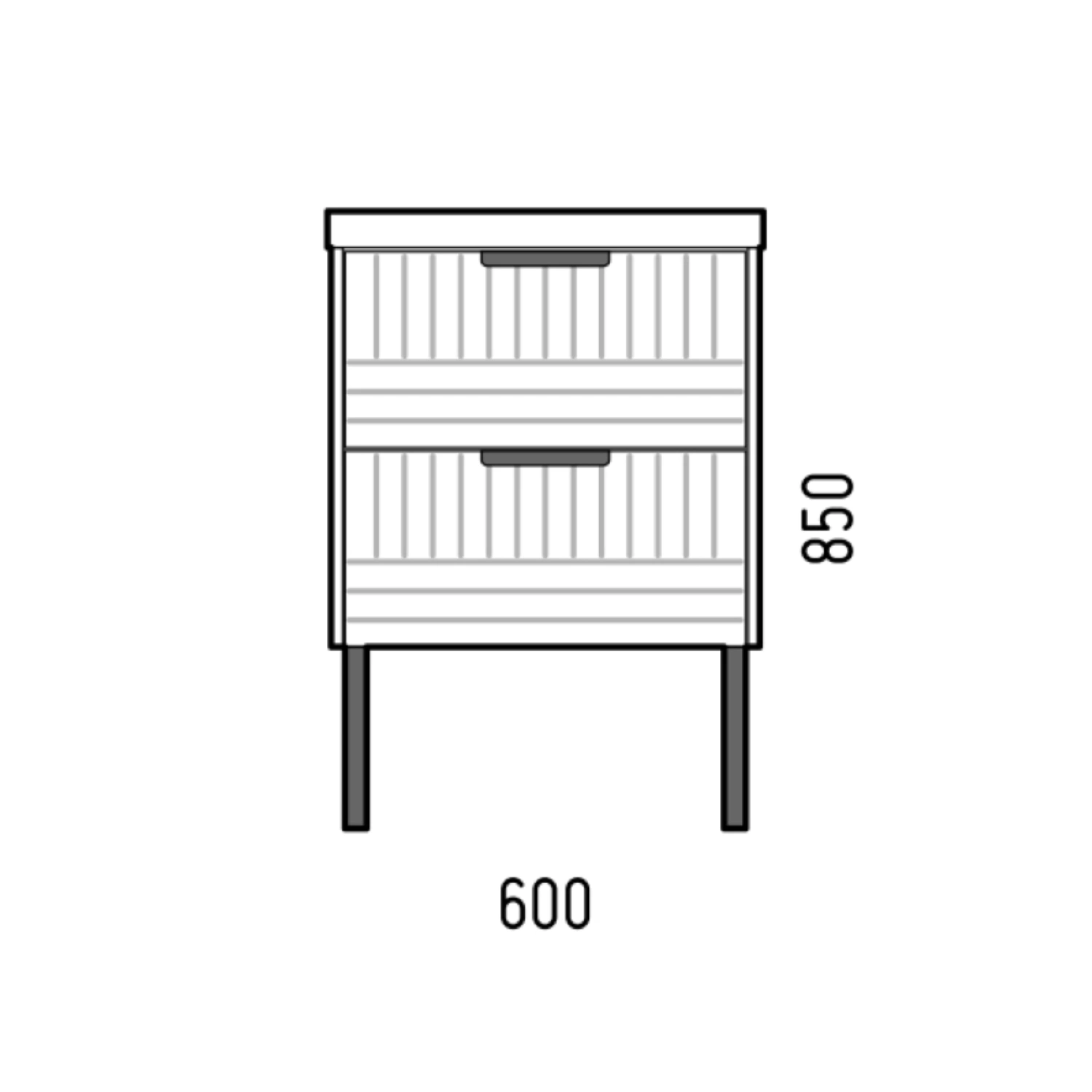 Тумба напольная Corozo Инди 60 с раковиной Сомо 60, дуб канзас/графит от магазина Vanna-Vanna.ru!