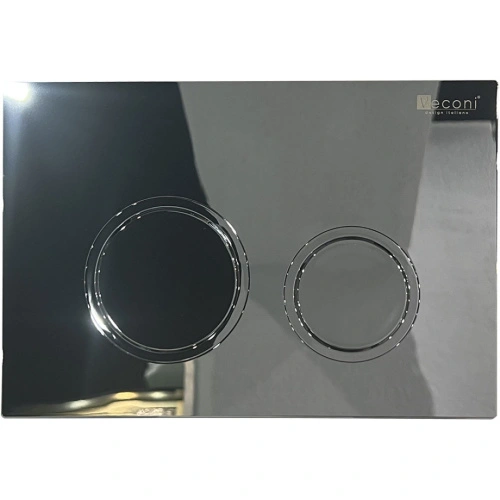 Кнопка смыва Veconi FLUSH V11, FLV11-C, 240х162х7, пластик, хром глянец кайма - хром глянец от магазина Vanna-Vanna.ru!