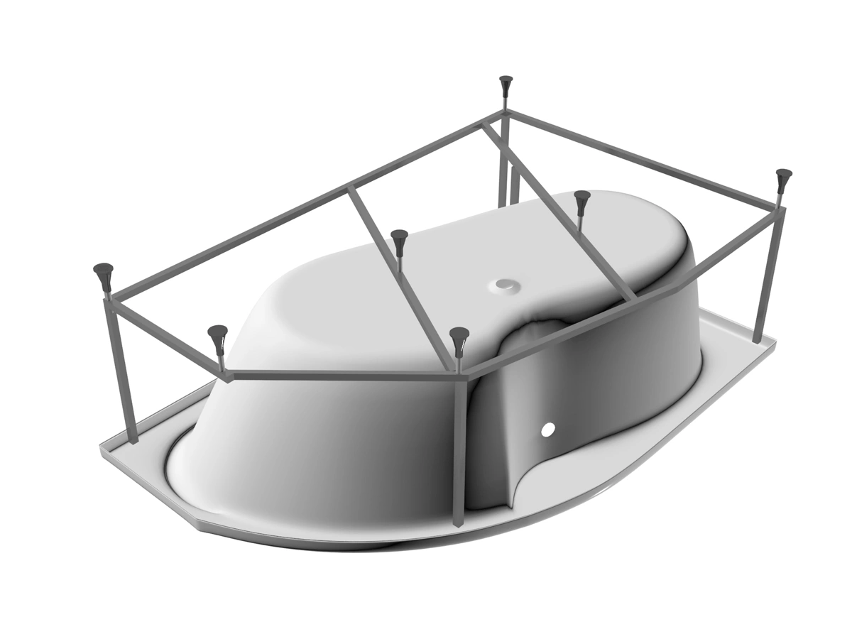 Ванна акриловая Vayer Azalia 160х105 R правая