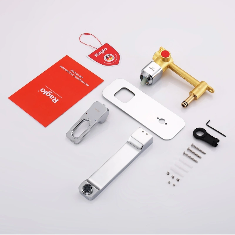 Смеситель для раковины встраиваемый Raglo R51.11, хром от магазина Vanna-Vanna.ru!