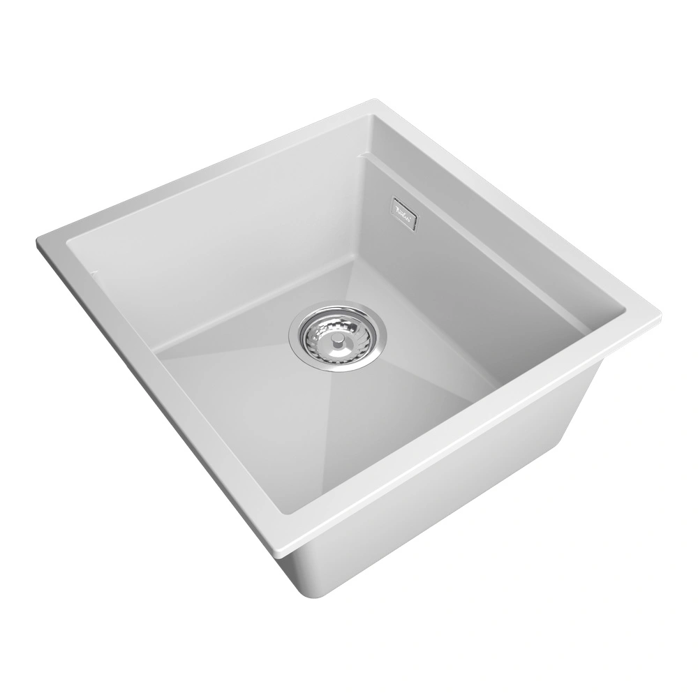 Кухонная мойка Rivelato LINO LN-454-L, иней от магазина Vanna-Vanna.ru!