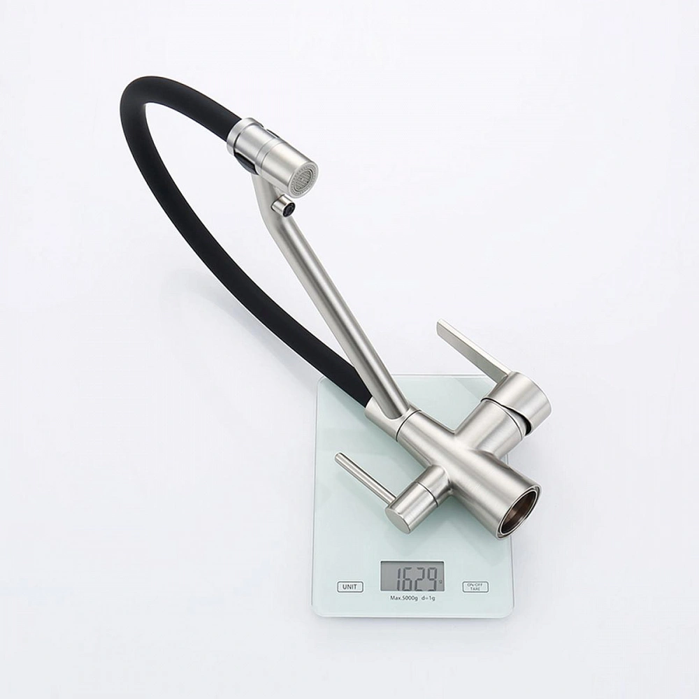 Смеситель для кухни с подключением фильтра Raglo R80.62.05, сатин