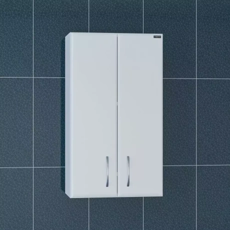 Шкаф навесной Санта Стандарт 40х70 две двери, белый от магазина Vanna-Vanna.ru!