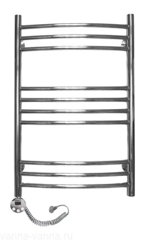Полотенцесушитель электрический Domoterm Калипсо П10 500x800 EL с терморегулятором, хром от магазина Vanna-Vanna.ru!
