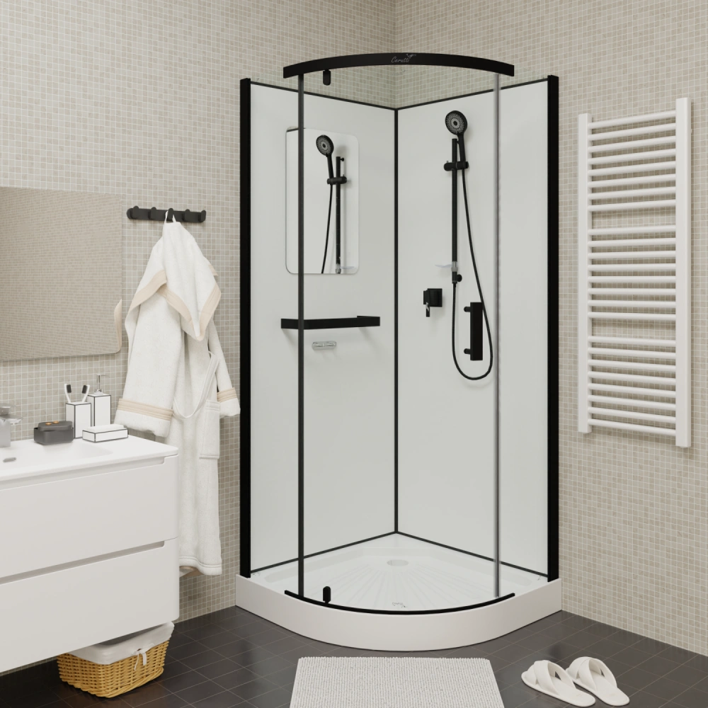 Душевая кабина Ceruttispa KORRA90B (90x90x205) от магазина Vanna-Vanna.ru!