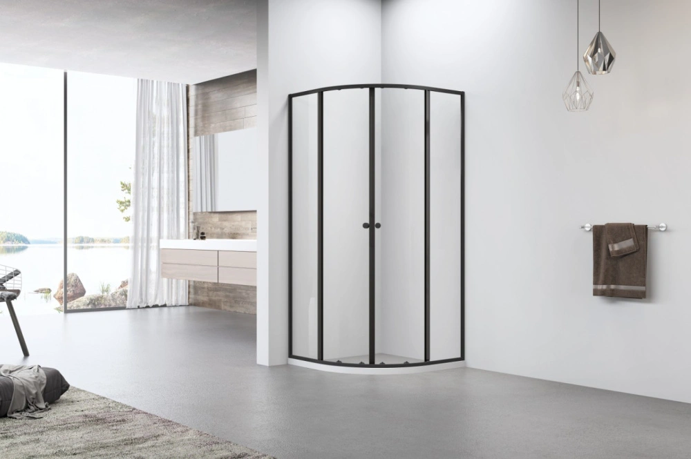 Душевой уголок Mario RIO1390B1 (900*900*1900) прозрачный от магазина Vanna-Vanna.ru!