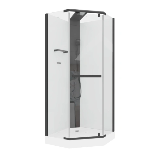 Душевая кабина Ceruttispa CHIKA901B без крыши (90x90x215-225) от магазина Vanna-Vanna.ru!