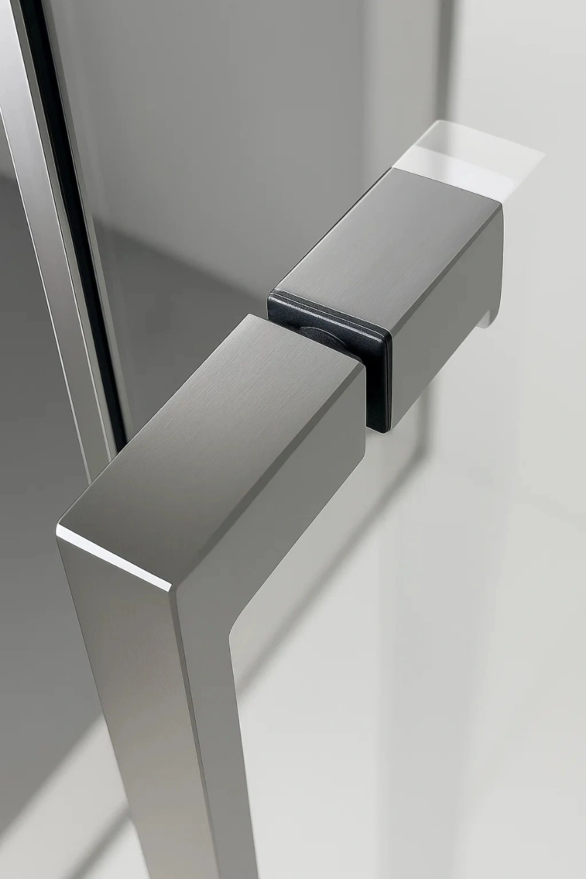 Душевая дверь Timo TDSS-150/13C-8L, 1500*2000, профиль никель, стекло прозрачное 8 мм от магазина Vanna-Vanna.ru!