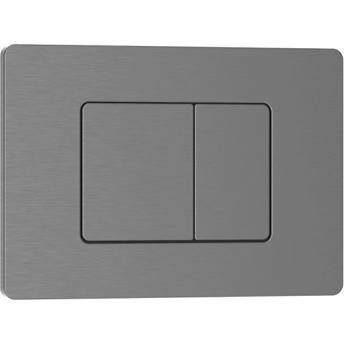Кнопка смыва Iberica Blanca INOX-C IB.B011.008.000 механическая, вороненая сталь от магазина Vanna-Vanna.ru!