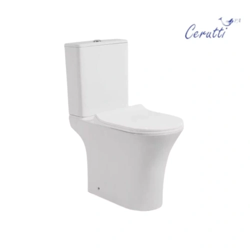 Унитаз Ceruttispa BERNINA CT7193 напольный, безободковый, белый от магазина Vanna-Vanna.ru!