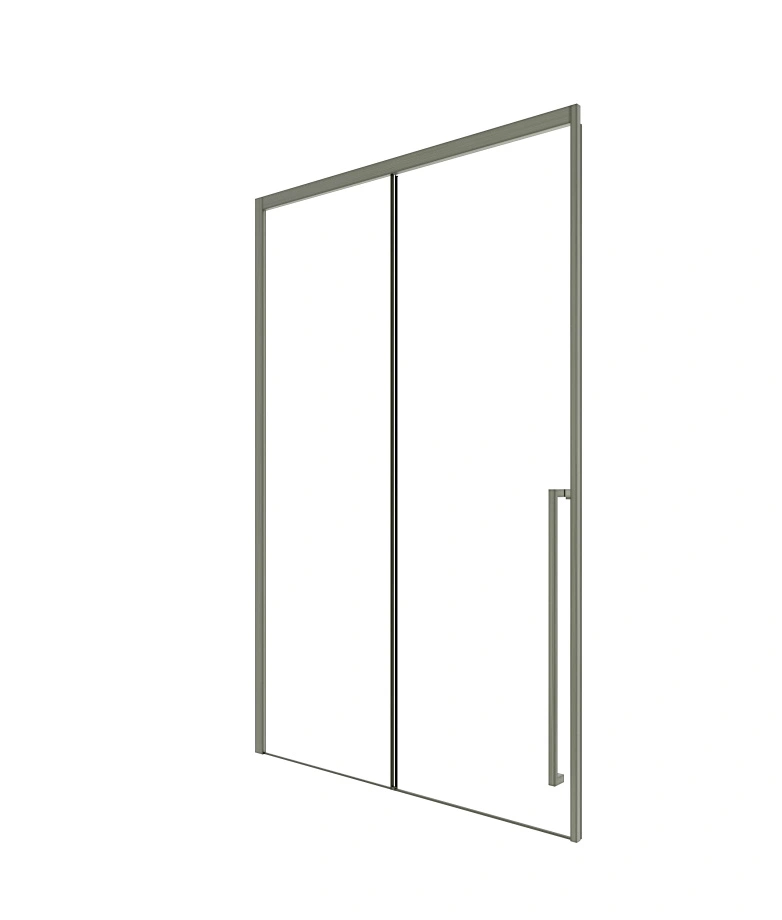 Душевая дверь Timo TDSS-150/13C-8R, 1500*2000, профиль никель, стекло прозрачное 8 мм от магазина Vanna-Vanna.ru!