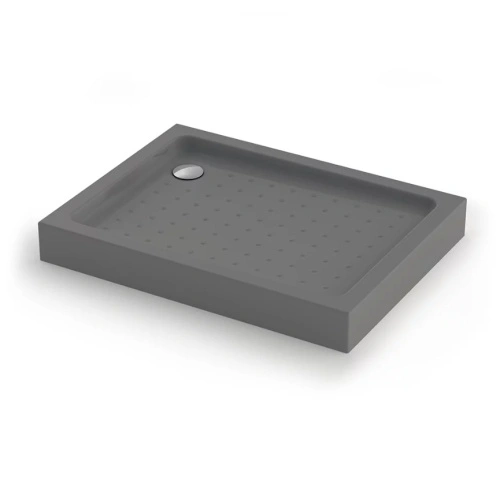 Душевой поддон прямоугольный Veconi Tezeo Acrylic TZ-54GR, 1200x900x150, акрил, серый матовый от магазина Vanna-Vanna.ru!