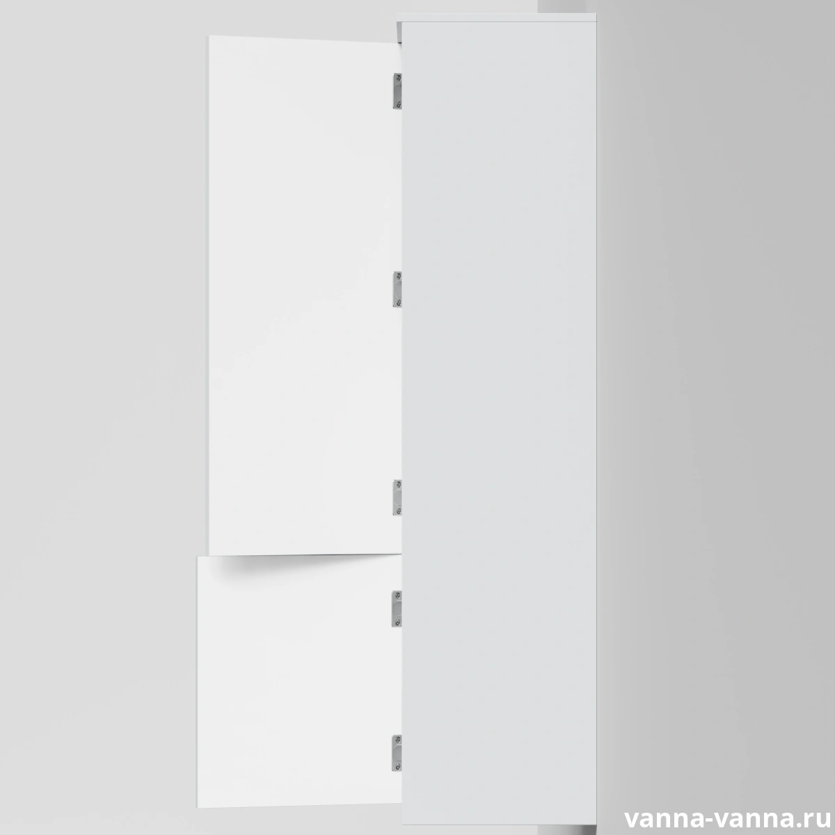 Пенал Vod-ok Elite Липс 45, подвесной, левый, Серое окно RAL 7040 от магазина Vanna-Vanna.ru!