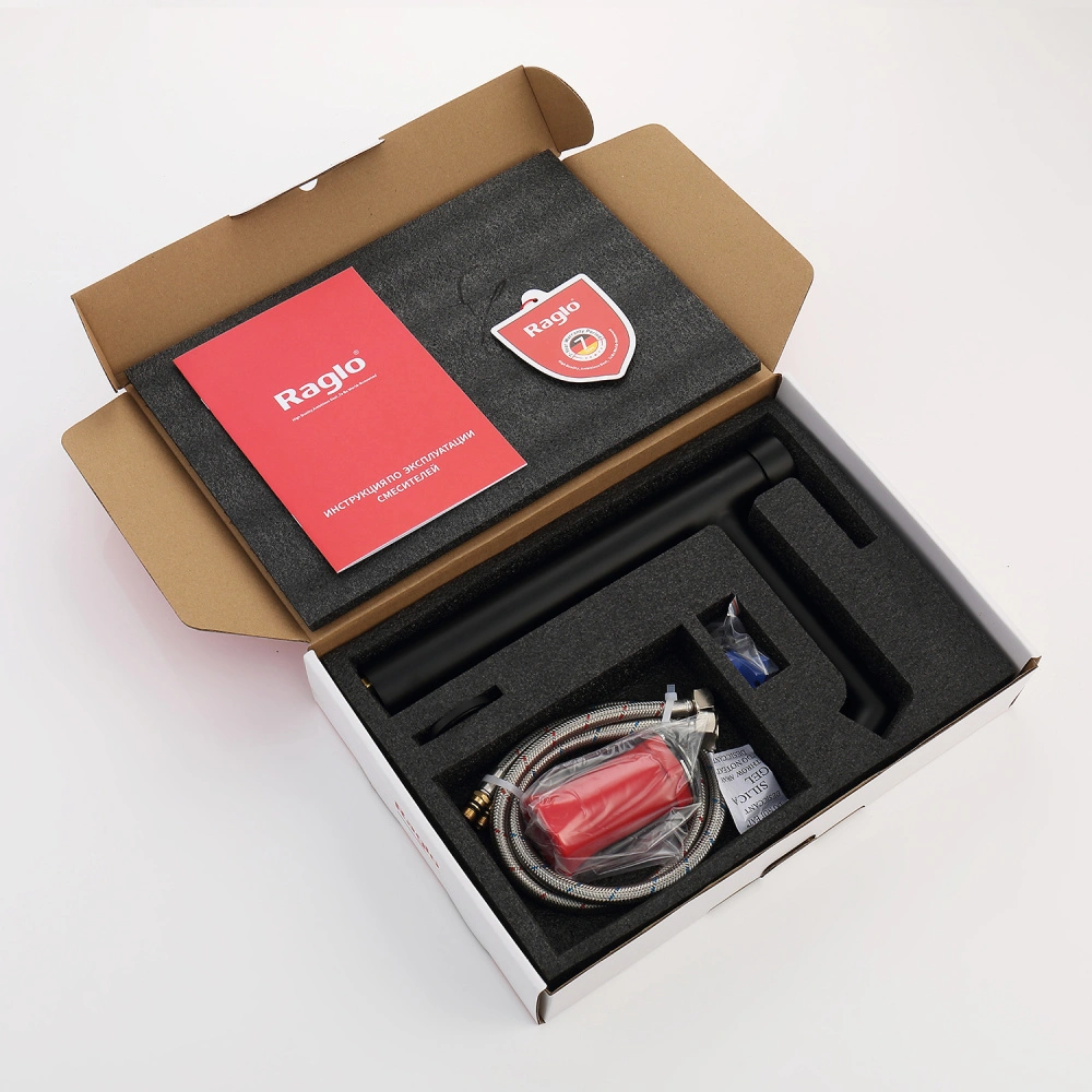Смеситель для раковины Raglo R20.15.06, черный от магазина Vanna-Vanna.ru!