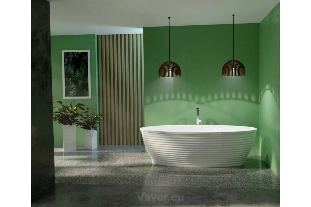 Ванна акриловая Vayer Boomerang OVAL ETNA 1940x1000 c панелью от магазина Vanna-Vanna.ru!
