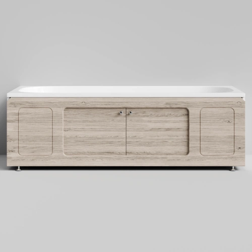 Экран под ванну Vod-ok Лидер 180 раздвижной Дубослив ореховый светлый от магазина Vanna-Vanna.ru!