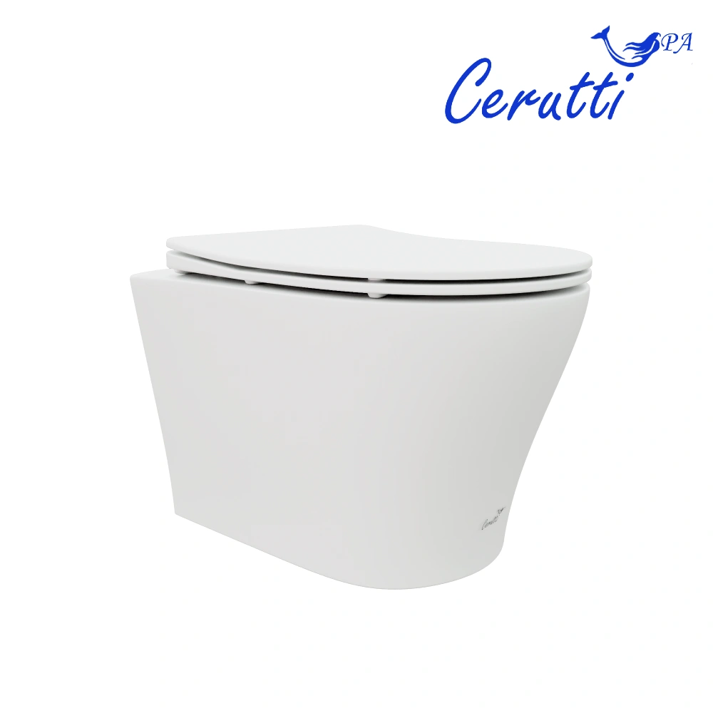 Унитаз Ceruttispa ADIGE Aria MW ТЕРМООБЖИГ (не плёнка) CT9245 подвесной, белый матовый от магазина Vanna-Vanna.ru!