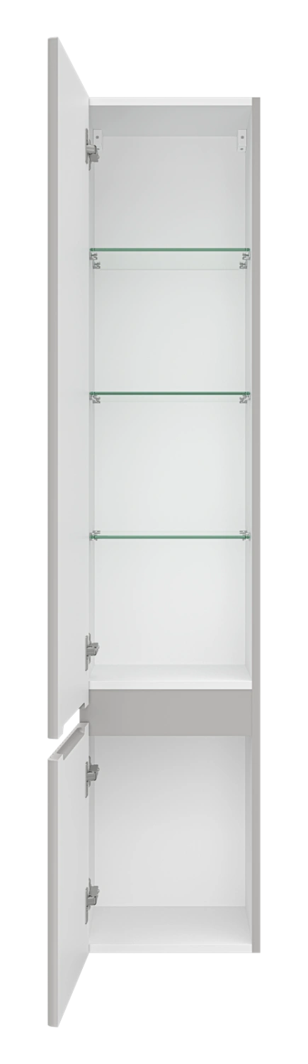 Пенал Brevita Victory 35 напольный/подвесной, L, серый шелк от магазина Vanna-Vanna.ru!