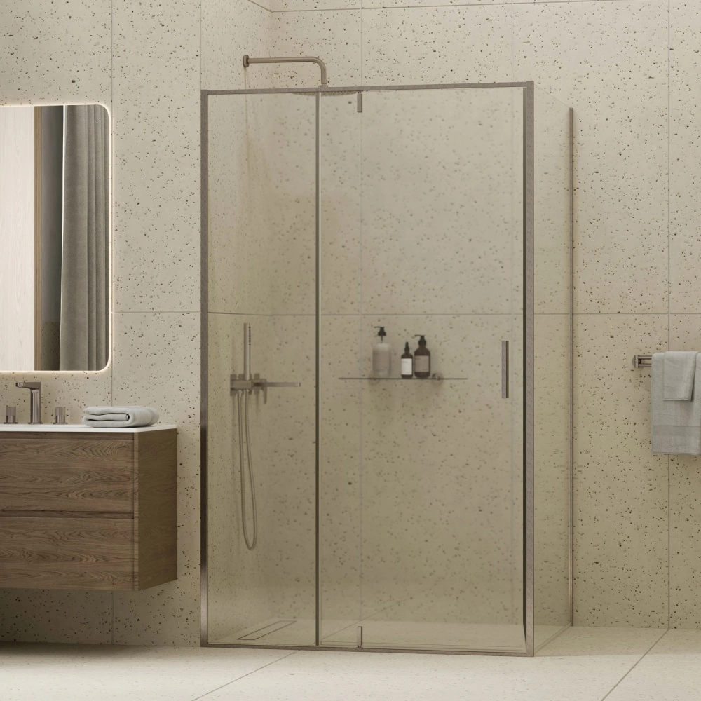 Душевой уголок WasserKraft Spree 14P06 120х80 прямоугольный, без поддона, прозрачное стекло, никель от магазина Vanna-Vanna.ru!