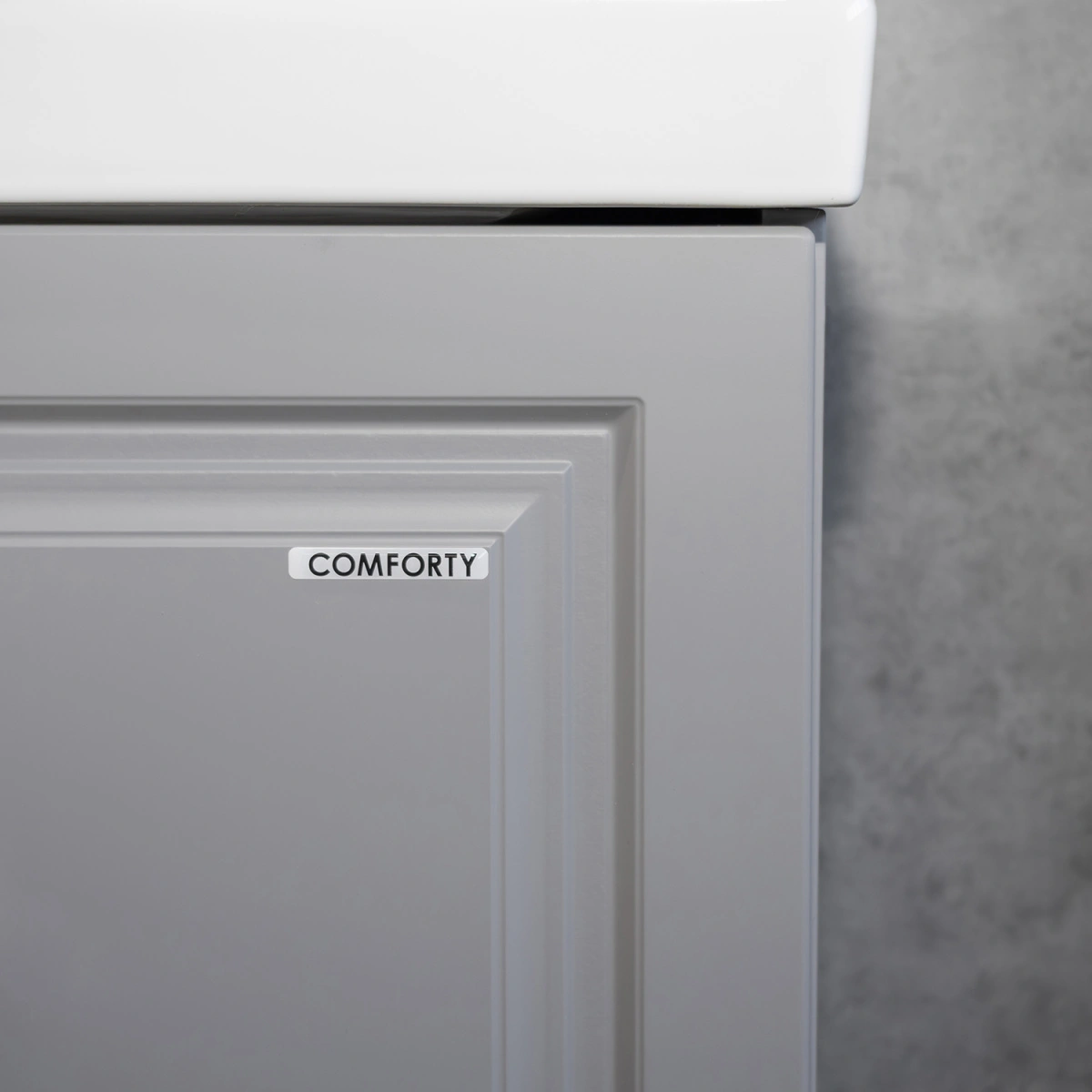 Тумба напольная Comforty Бросно 60Н2 альпийский иней с раковиной CF19696BX-60 от магазина Vanna-Vanna.ru!