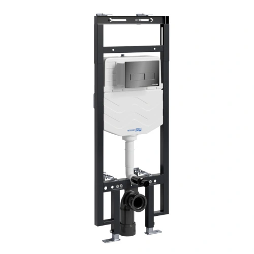 Инсталляция WasserKraft Dinkel 58TLT.010.ME.PB03 для подвесного унитаза, с кнопкой от магазина Vanna-Vanna.ru!
