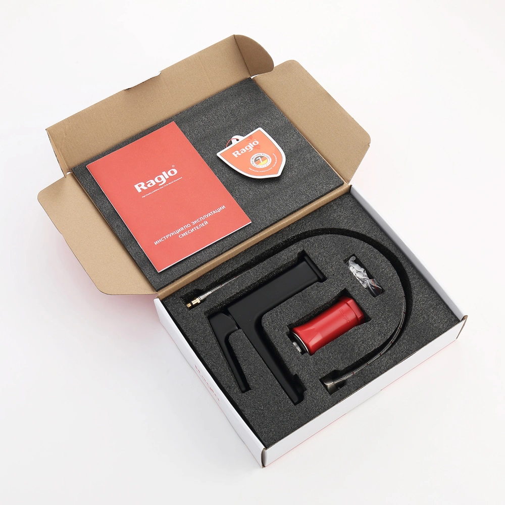 Смеситель для раковины Raglo R51.10.06, черный от магазина Vanna-Vanna.ru!