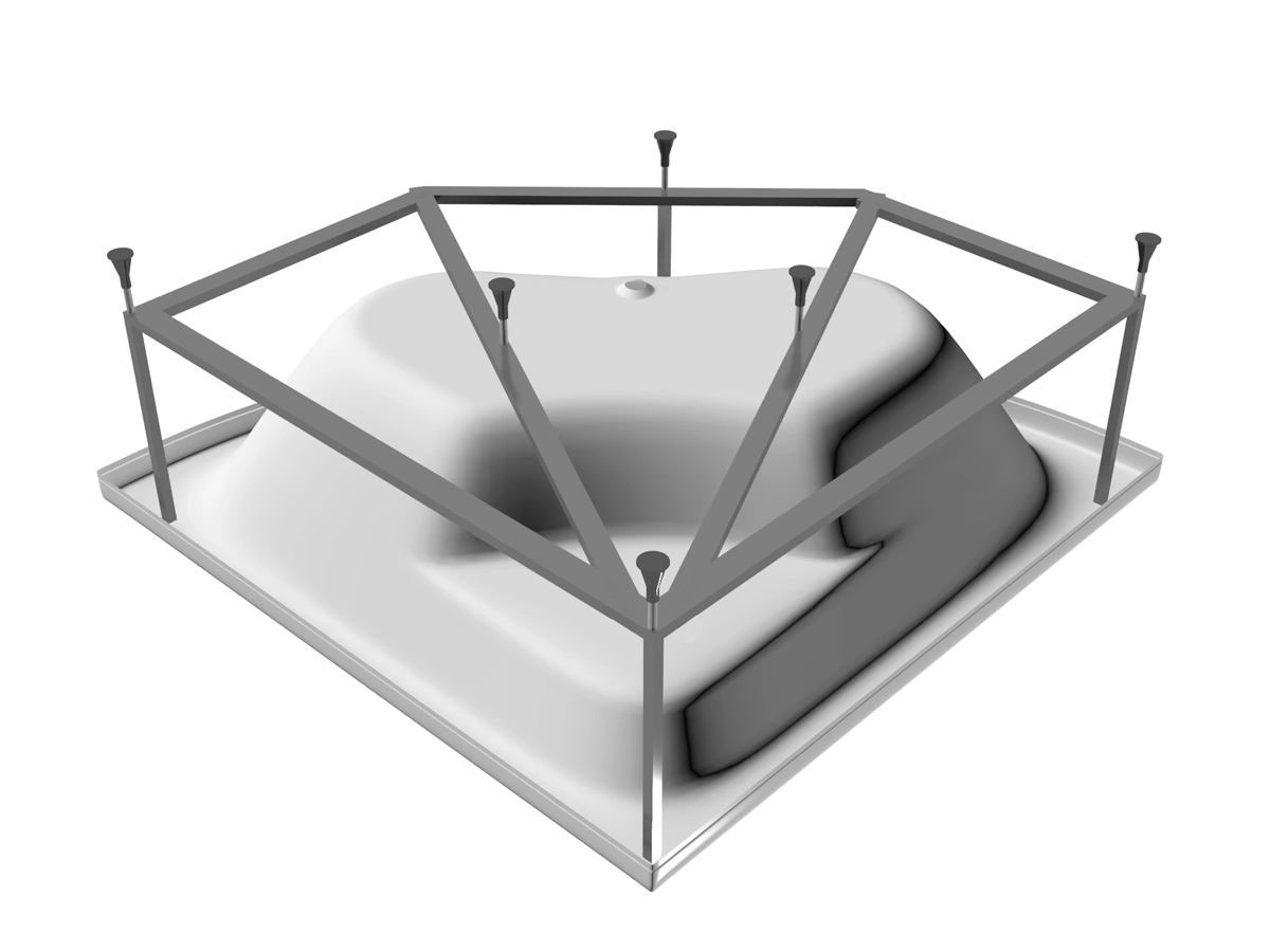 Ванна акриловая Vayer Boomerang 140x140 от магазина Vanna-Vanna.ru!