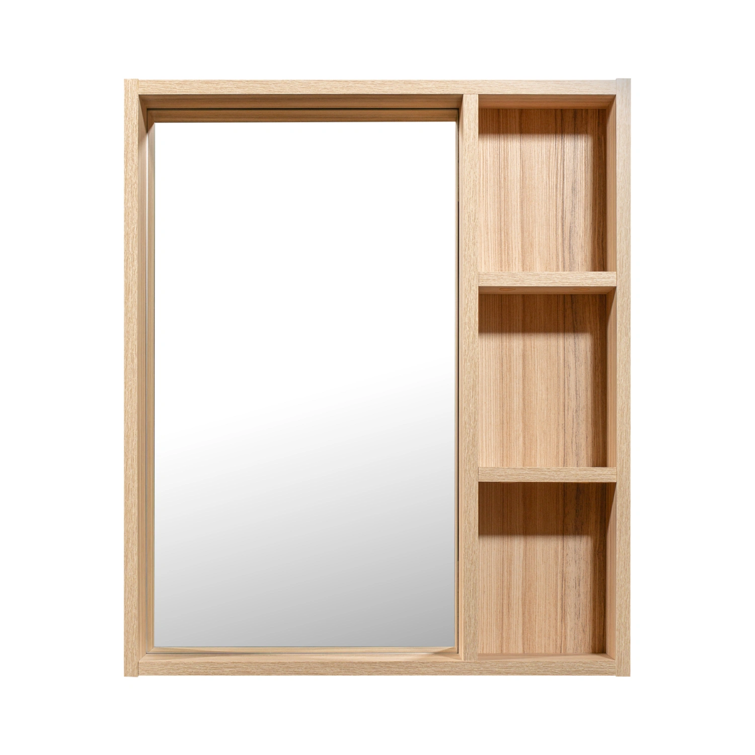Зеркало-шкаф Runo Эко 55 универсальный, лиственница от магазина Vanna-Vanna.ru!