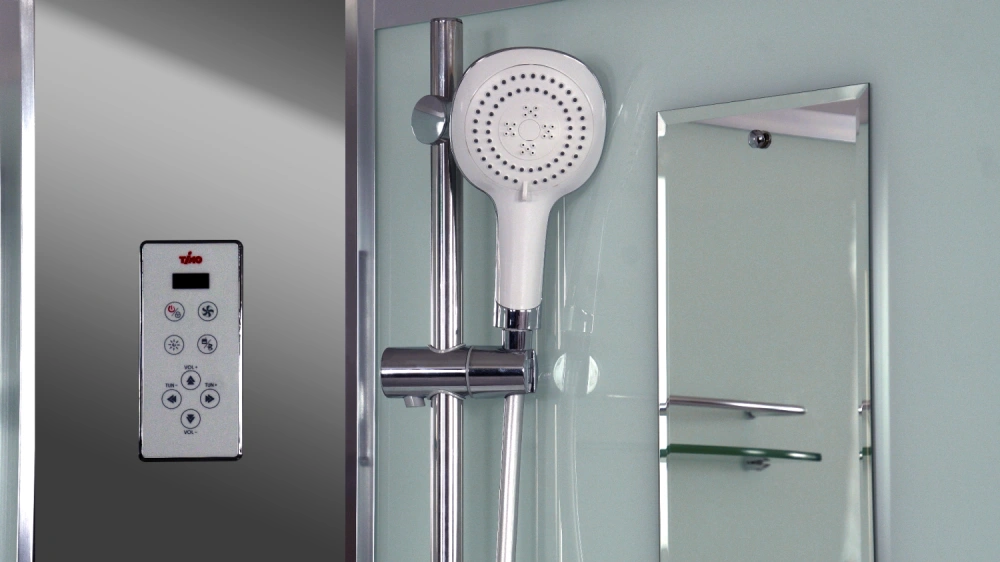 Душевая кабина Timo Comfort Т-8855 Fabric Glass 150*150*230+турецкая баня хамам от магазина Vanna-Vanna.ru!