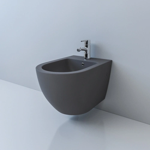 Биде подвесное Esbano GARCIA (matt GREY) 550x370x330 от магазина Vanna-Vanna.ru!